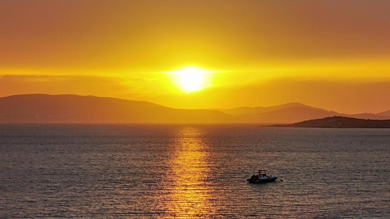 Cycladic Home On The Hill With Beautiful Views!! Agkidia Luaran gambar