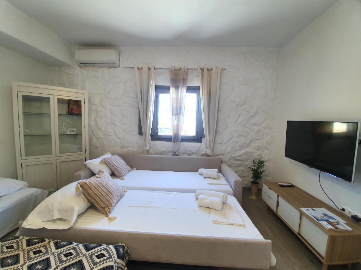 Cycladic Home On The Hill With Beautiful Views!! Agkidia Luaran gambar